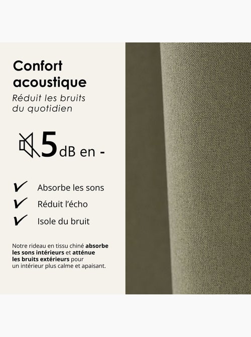 Tenda oscurante 100% termoacustica, screziata midnight - Kiabi