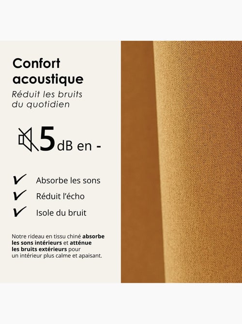 Tenda oscurante 100% termoacustica, screziata midnight - Kiabi Tenda oscurante 100% termoacustica, screziata midnight - Kiabi