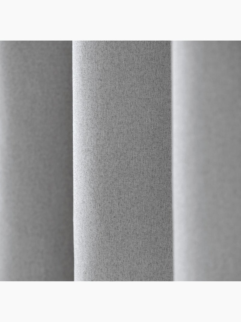 Tenda oscurante 100% termoacustica, screziata MIDNIGHT Grigio chiaro - Kiabi