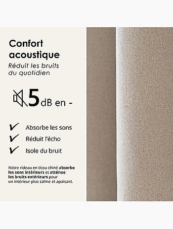 Tenda oscurante 100% termoacustica, screziata midnight