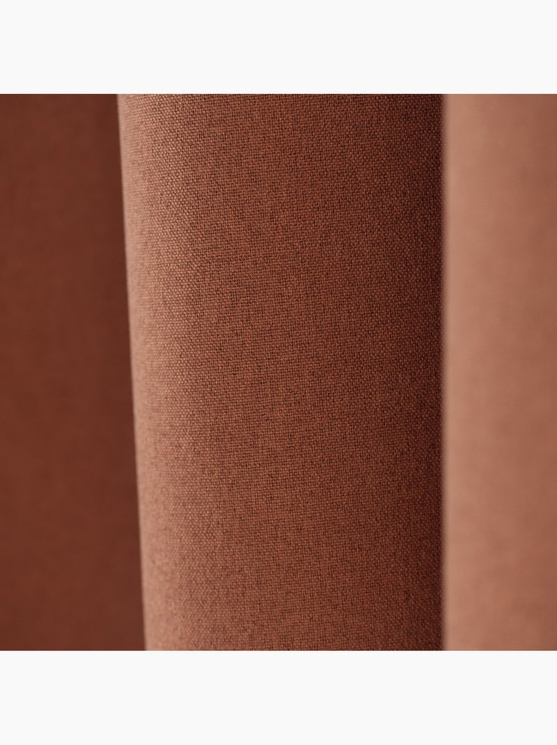 Tenda oscurante 100% termoacustica, screziata midnight Terracotta - Kiabi