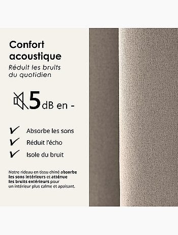 Tenda oscurante 100% termoacustica, screziata midnight
