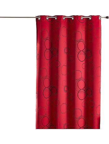 Tenda oscurante a cerchio 100% stampata, rossa
