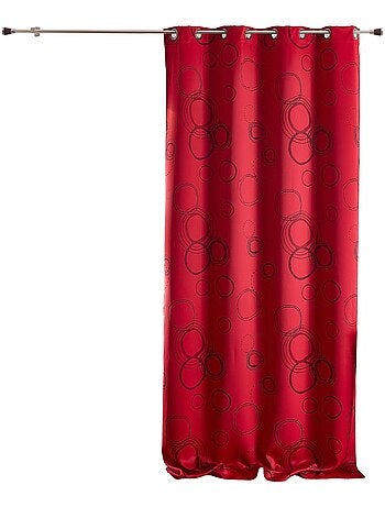 Tenda oscurante a cerchio 100% stampata, rossa