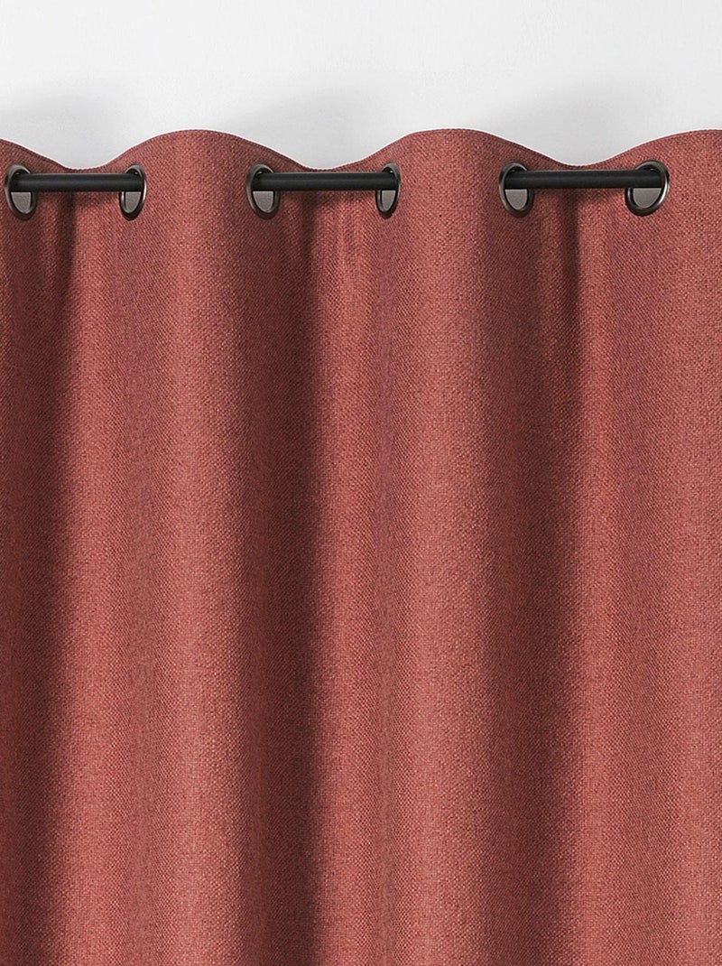 Tenda oscurante e isolante Boreal Rosso mattone - Kiabi