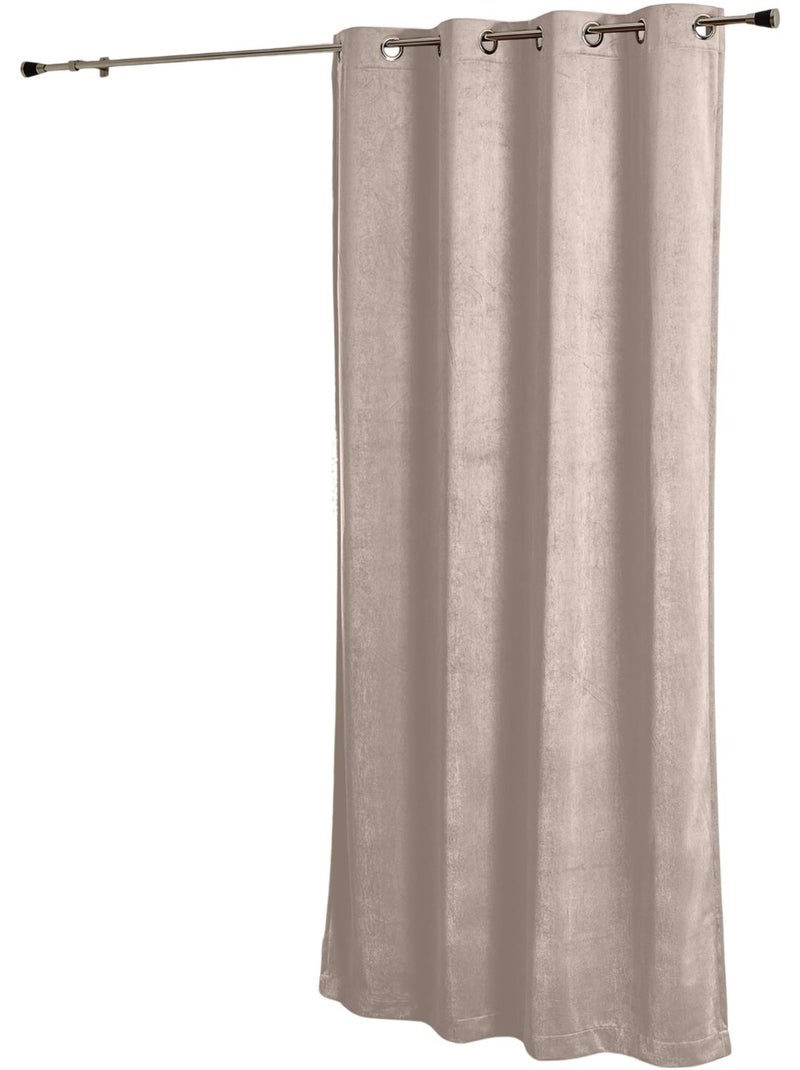 Tenda oscurante e isolante con effetto velluto Beige - Kiabi