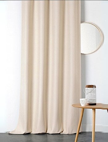 Tenda oscurante e isolante con treccia di arricchimento