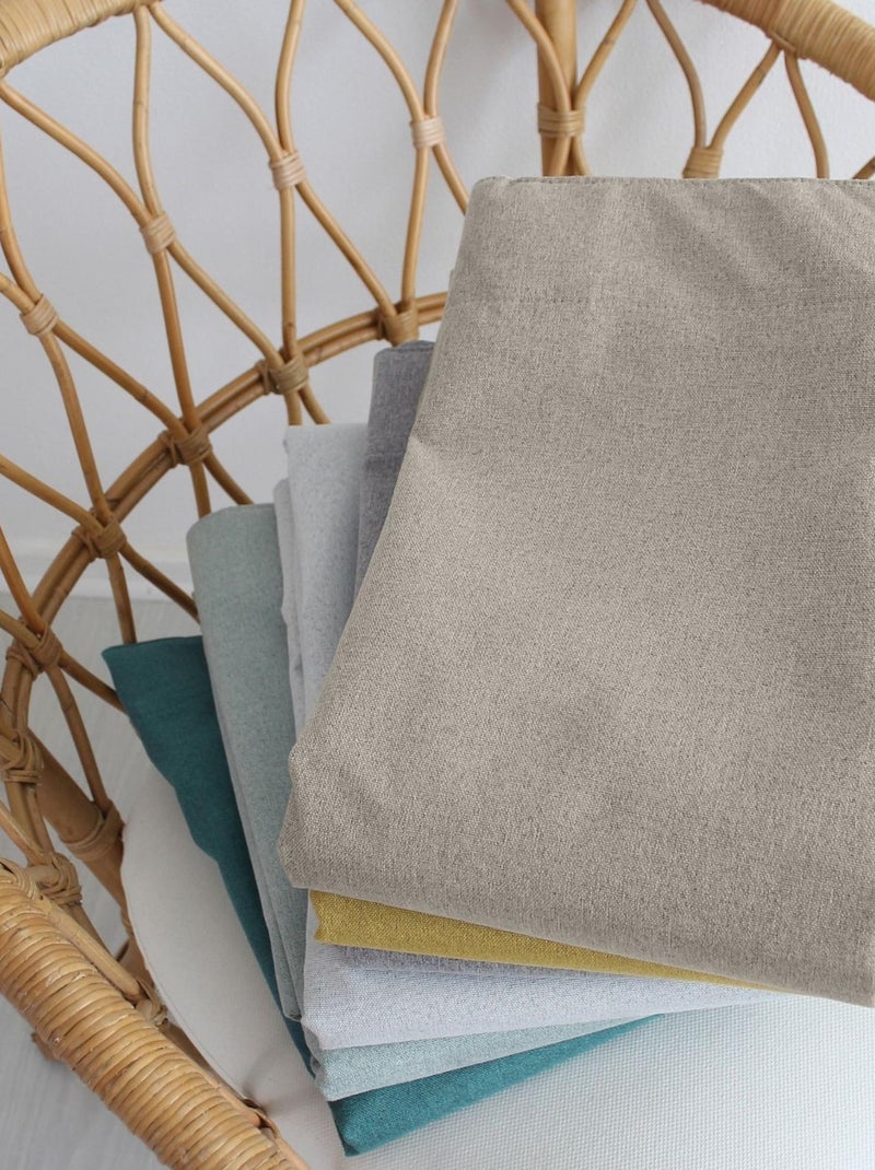 Tenda oscurante effetto Chambray Beige - Kiabi