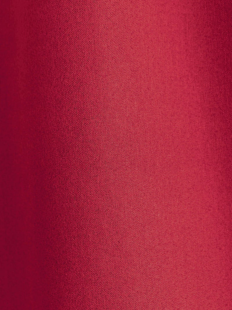 Tenda oscurante effetto Chambray Rosso - Kiabi