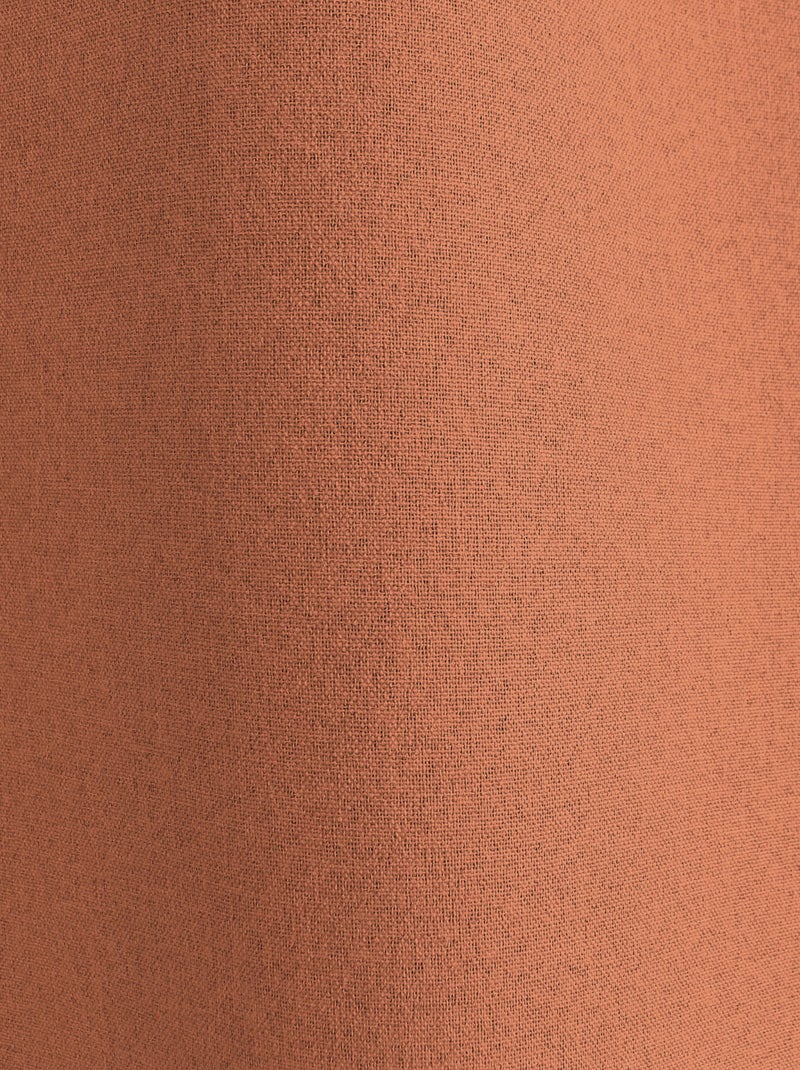 Tenda oscurante effetto Chambray Terracotta - Kiabi
