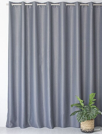Tenda oscurante in filo nero di grande larghezza