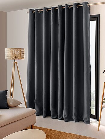 Tenda oscurante in filo nero di grande larghezza