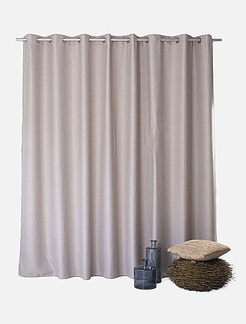 Tenda oscurante in filo nero di grande larghezza