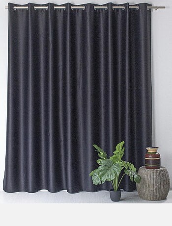 Tenda oscurante in filo nero di grande larghezza