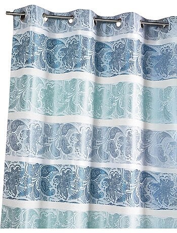 Tenda oscurante in jacquard a righe orizzontali