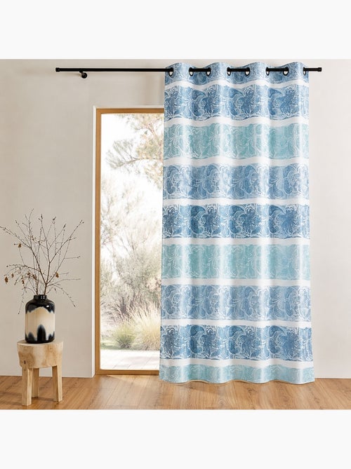 Tenda oscurante in jacquard a righe orizzontali - Kiabi
