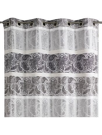 Tenda oscurante in jacquard a righe orizzontali