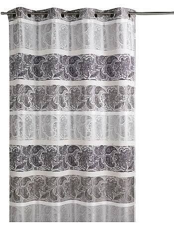 Tenda oscurante in jacquard a righe orizzontali