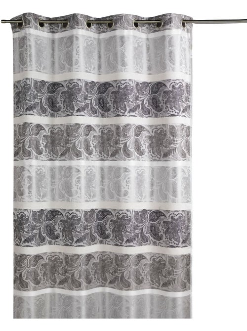 Tenda oscurante in jacquard a righe orizzontali - Kiabi