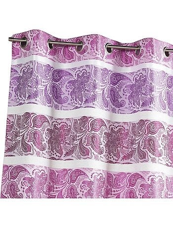 Tenda oscurante in jacquard a righe orizzontali