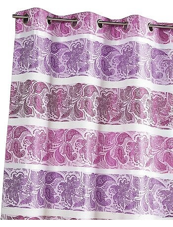 Tenda oscurante in jacquard a righe orizzontali