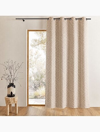 Tenda oscurante in jacquard con motivo geometrico