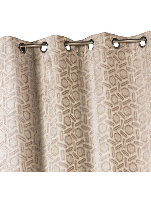 Tenda oscurante in jacquard con motivo geometrico - Kiabi Tenda oscurante in jacquard con motivo geometrico - Kiabi