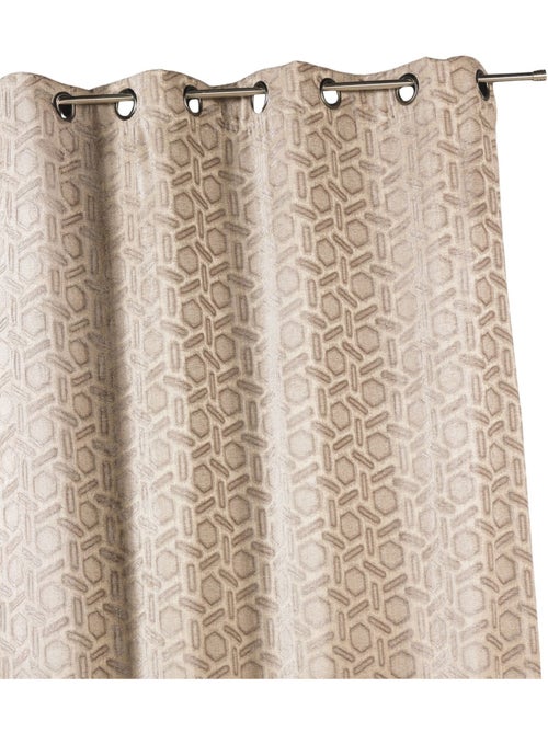 Tenda oscurante in jacquard con motivo geometrico - Kiabi Tenda oscurante in jacquard con motivo geometrico - Kiabi
