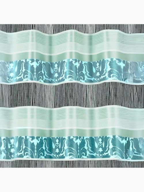 Tenda oscurante jacquard a righe orizzontali colorate - Kiabi Tenda oscurante jacquard a righe orizzontali colorate - Kiabi