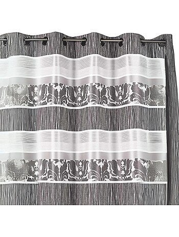 Tenda oscurante jacquard a righe orizzontali colorate