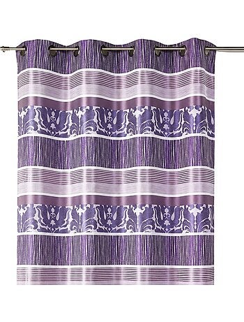 Tenda oscurante jacquard a righe orizzontali colorate