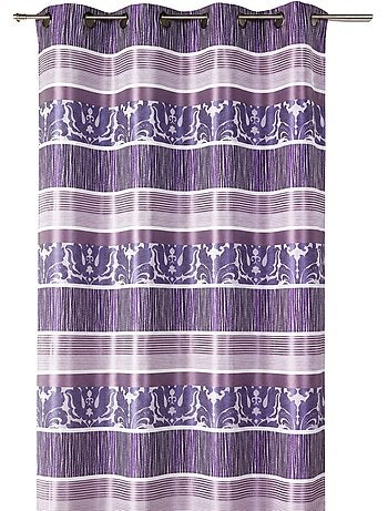 Tenda oscurante jacquard a righe orizzontali colorate