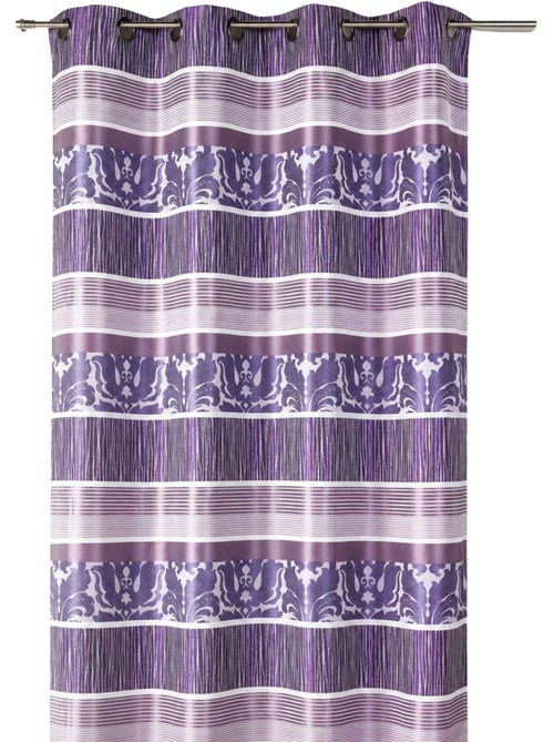 Tenda oscurante jacquard a righe orizzontali colorate - Kiabi Tenda oscurante jacquard a righe orizzontali colorate - Kiabi