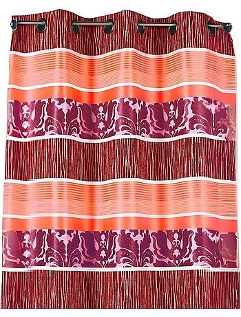 Tenda oscurante jacquard a righe orizzontali colorate