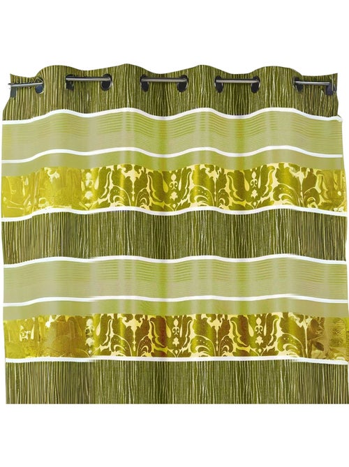 Tenda oscurante jacquard a righe orizzontali colorate - Kiabi Tenda oscurante jacquard a righe orizzontali colorate - Kiabi