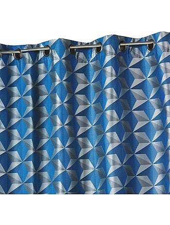 Tenda oscurante jacquard con motivi geometrici