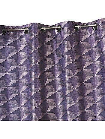 Tenda oscurante jacquard con motivi geometrici