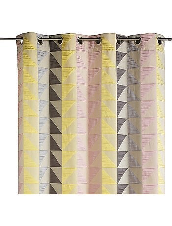 Tenda oscurante jacquard con motivi triangolari
