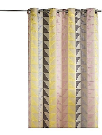 Tenda oscurante jacquard con motivi triangolari