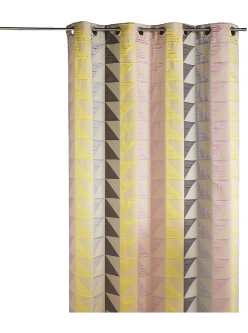 Tenda oscurante jacquard con motivi triangolari - Kiabi Tenda oscurante jacquard con motivi triangolari - Kiabi