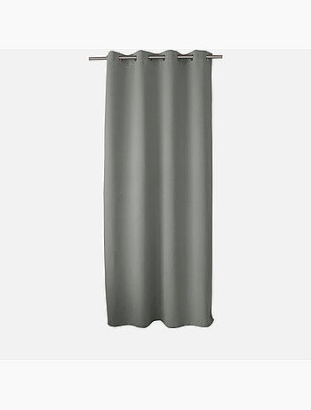 Tenda oscurante liscia con 8 occhielli