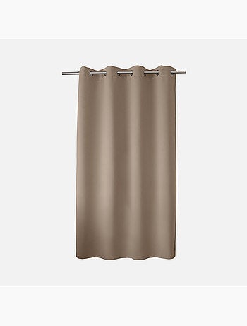 Tenda oscurante liscia con 8 occhielli