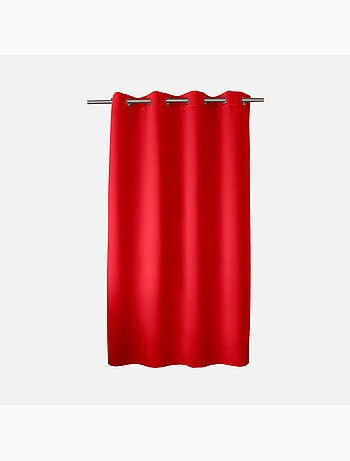 Tenda oscurante liscia con 8 occhielli