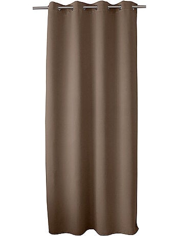 Tenda oscurante liscia con 8 occhielli