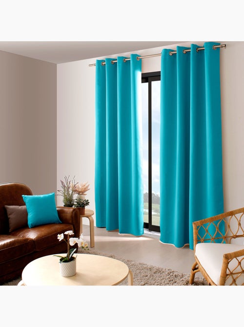 Tenda oscurante liscia con 8 occhielli - Kiabi