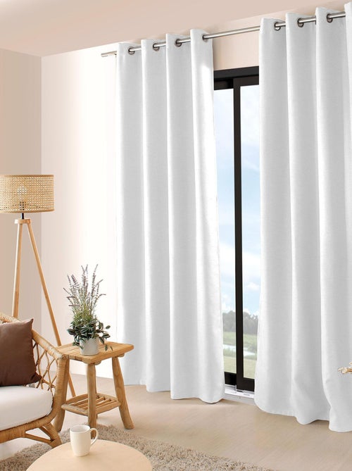 Tenda oscurante liscia e filettata - Kiabi