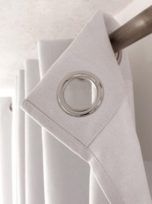 Tenda oscurante liscia e filettata - Kiabi