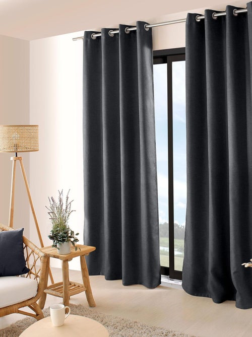 Tenda oscurante liscia e filettata - Kiabi