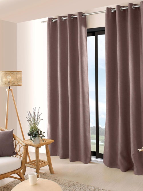 Tenda oscurante liscia e filettata - Kiabi