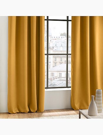 Tenda oscurante semplice con occhielli